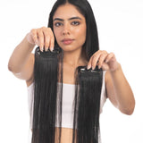 2 Clip Side Patches Natural Black (Pair)
