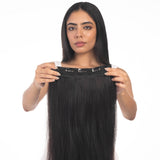 5 Clip Ear to Ear Volumiser Natural Black