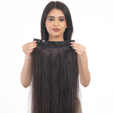 5 Clip Ear to Ear Volumiser Dark Brown