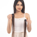 1 Clip Streaks Medium Chocolate Brown