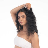 2 Clip Side Patches (Curly) Natural Black