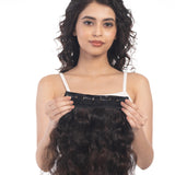 4 Clip Volumizer (Curly) Dark Brown