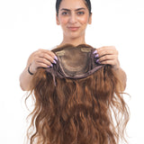 Silk Based Wigs Light Golden Brown