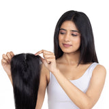 Face Frame With Elastic Topper Natural Black