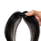 1 Clip Hairline Topper – Natural Black
