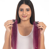 1 Clip Streaks Pink
