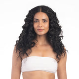 2 Clip Side Patches (Curly) Natural Black
