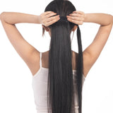 Wrap Around Ponytail Extensions Dark Brown