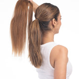 Wrap Around Ponytail Extensions Light Golden Brown