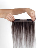 Receding Hairline Band With Elastic Dark Brown