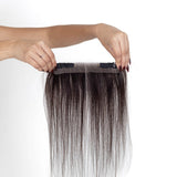 Receding Hairline Band With Elastic Dark Brown