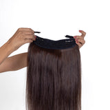 Halo Hair Extensions Medium Chocolate Brown