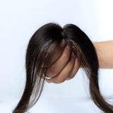1 Clip Hairline Topper – Natural Black