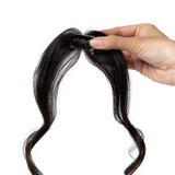 1 Clip Hairline Topper – Dark Brown