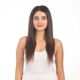 2 Clip Side Patches Medium Chocolate Brown(Pair)