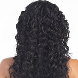 5 Clip Ear to Ear Volumizer (Curly) Natural Black