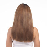 5 Clip Ear to Ear Volumiser Light Golden Brown