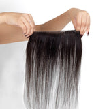 Receding Hairline Band With Elastic Dark Brown