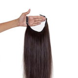 Halo Hair Extensions Medium Chocolate Brown