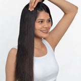 4 Clip Set - Dark brown