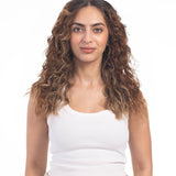 2 Clip Side Patches (Curly) Light Golden Brown