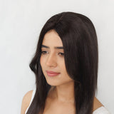 Face Framing Topper Natural Black