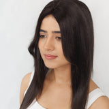 Face Framing Topper Natural Black