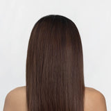 4 Clip Set - Medium Chocolate Brown