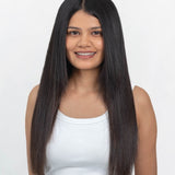 4 Clip Set - Dark brown