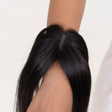 Elastic Frontal Topper Natural Black