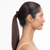 Braid Tie Medium Chocolate Brown