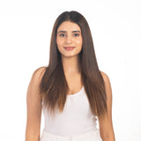 4 Clip Volumizer Medium Chocolate Brown