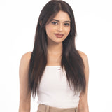 4 Clip Volumizer Dark Brown