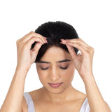 Receding Hairline Band With Elastic Natural Black
