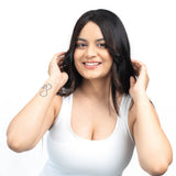 1 Clip Hairline Topper – Natural Black