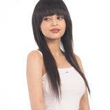 Clip in Bangs (Large) Dark Brown