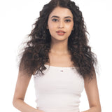 4 Clip Volumizer (Curly) Dark Brown