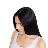 Receding Hairline Band With Elastic Dark Brown