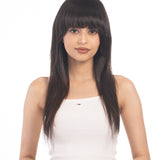 Clip in Bangs (Large) Dark Brown