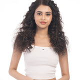 4 Clip Volumizer (Curly) Dark Brown