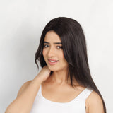 Face Framing Topper Natural Black