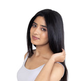 Receding Hairline Band With Elastic Natural Black