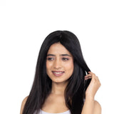Receding Hairline Band With Elastic Natural Black