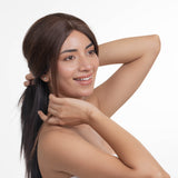 Elastic Frontal Topper Dark Brown