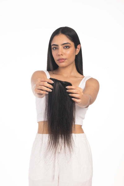 Lace Toppers Large Natural Black (4x4)
