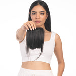 Clip in Bangs (Large) Natural Black