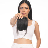 Clip in Bangs (Large) Natural Black