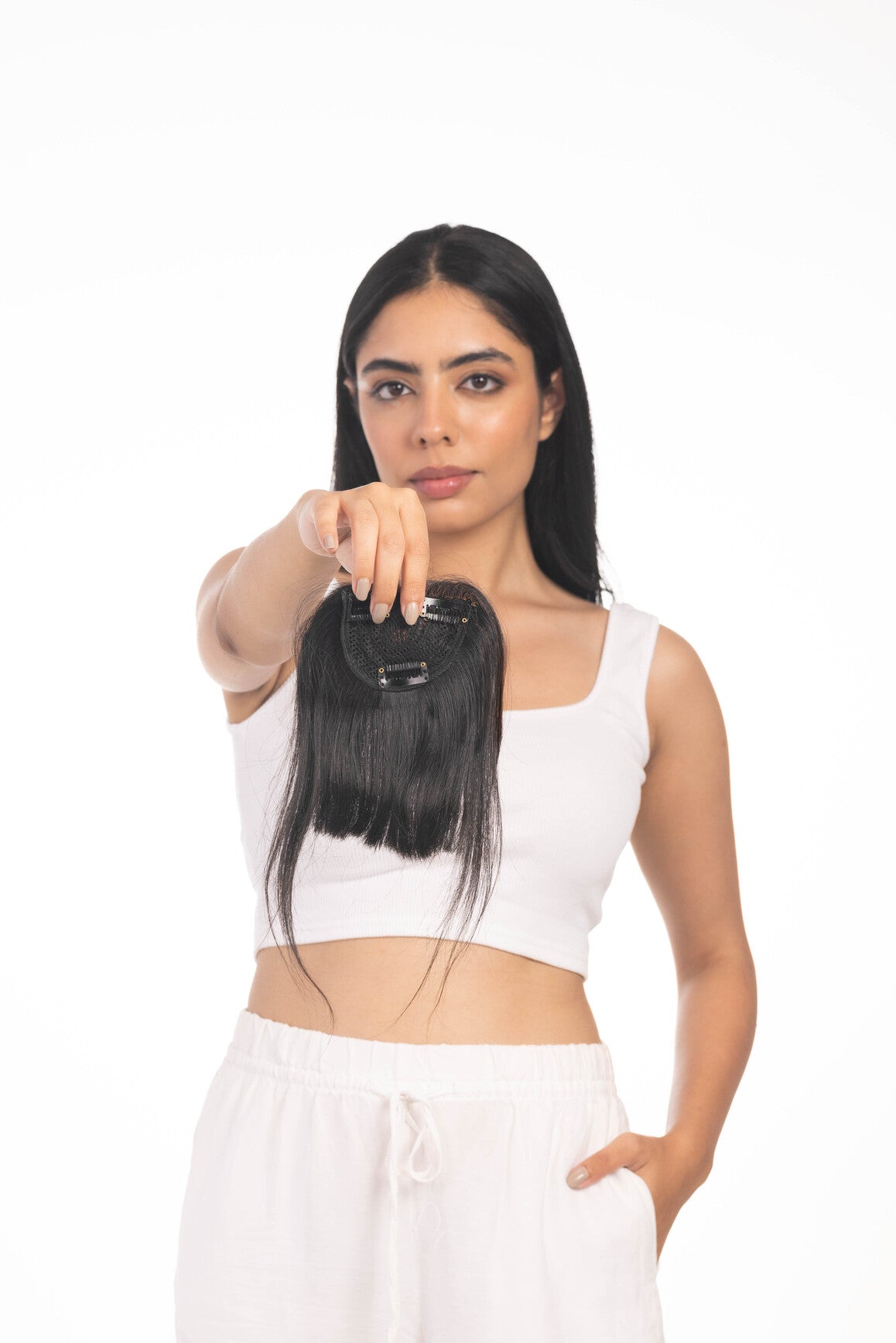 Clip in Bangs (Large) Natural Black