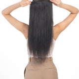 4 Clip Volumizer Dark Brown
