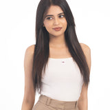 4 Clip Volumizer Dark Brown